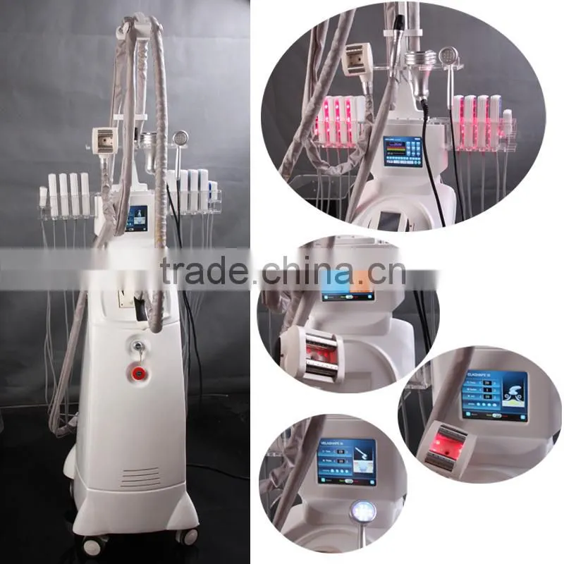 Aesthetic Beauty & Health Ultrasonic Cavitation & Laser & Photon Vacuum Roller Massage Radio Frequency Slimming Device