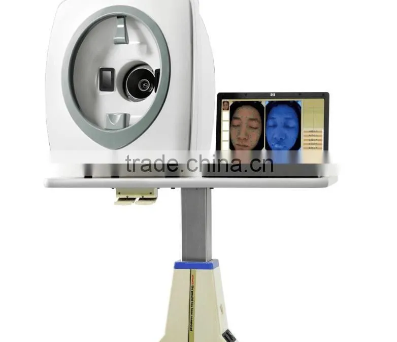 Smart system skin magnifying lamp analyzer skin test facial skin analyzer for clinic use