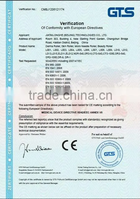 professional derma roller /stretch marks removal L001