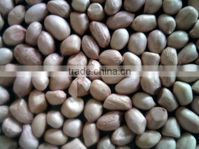 Peanuts with pink skin