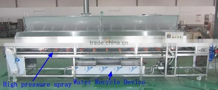 Water Recycle Saving Vegetable and Fruit Washing Cleaning Machine