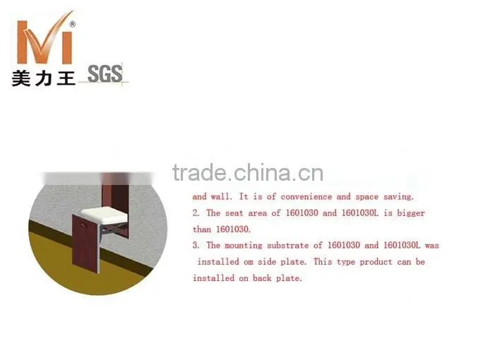 patent product wall mounted chair hidden folding chair hardware for shoes rack shoes cabinet