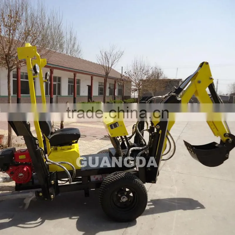 towable backhoe for agriculture use
