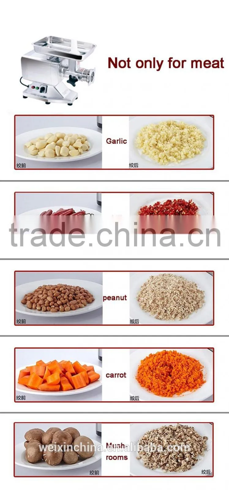 Plastic meat mincer,meat grinder machine