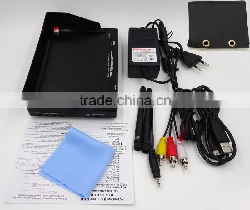 RC732-DVR 5.8GHz 32CH 7 Inch LCD Diversity FPV Monitor Receiver
