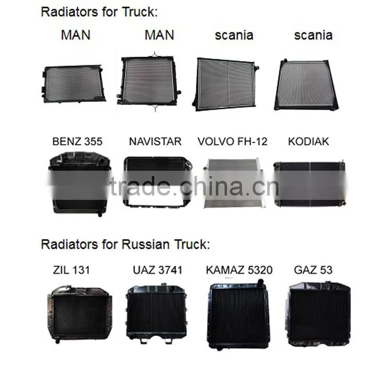 Truck radiator russia kamaz 5320 truck for sale