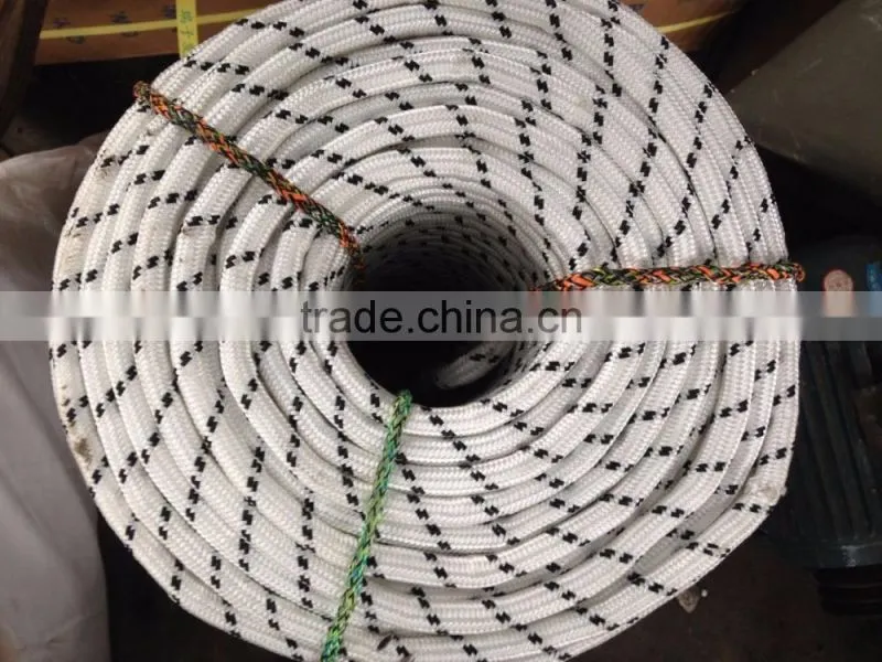 20mm Double Braided Nylon Rope With Breaking Strength 8200KG
