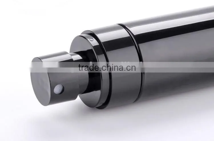 Wholesale black color 120ml PET bottle with sprayer pump