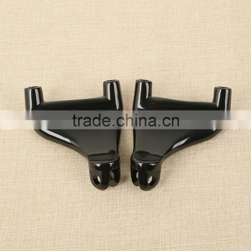 Black Passenger Peg FootPeg Mount For XL 883 1200 Sportster 04-13 10 11