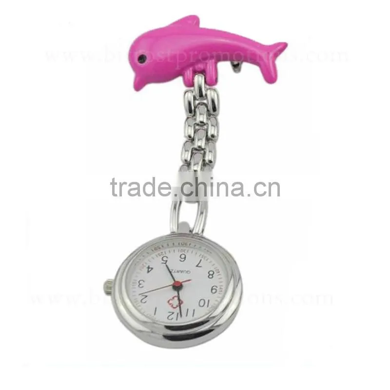 Dolphin Cheap Promotions Brooch Pocket Nurse Watch
