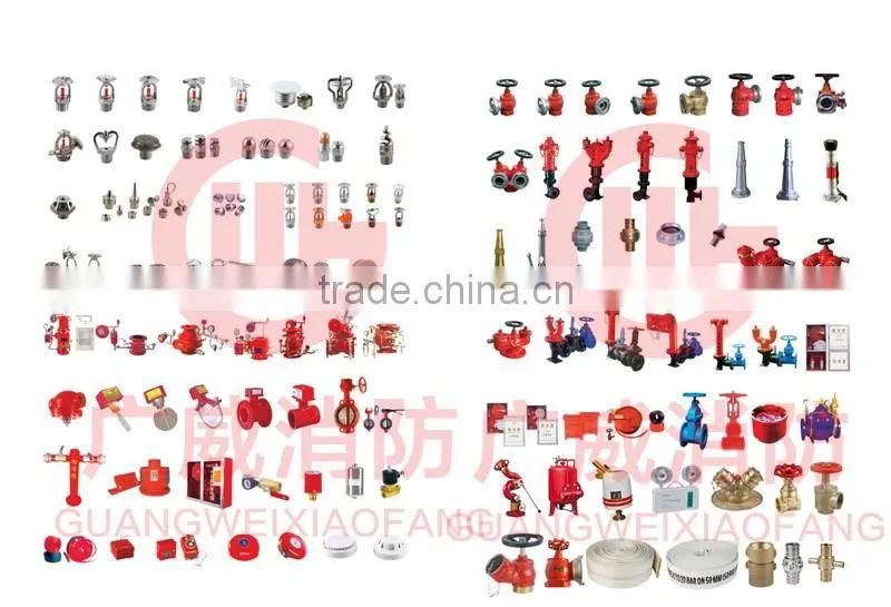 Security fire equipment manufacturer of fire sprinklers and fire nozzle