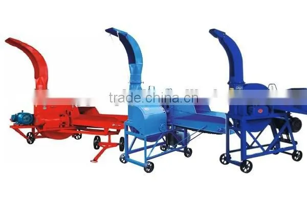 large model conveyor belt feeding hay chopping machine