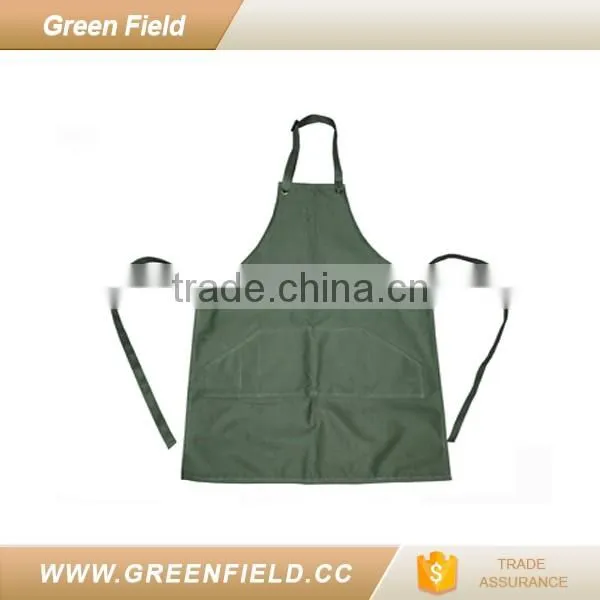 Canvas apron with garden tool