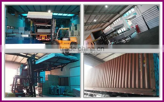 8/10/12mm 5-layer polycarbonate sheet manufacturered in China