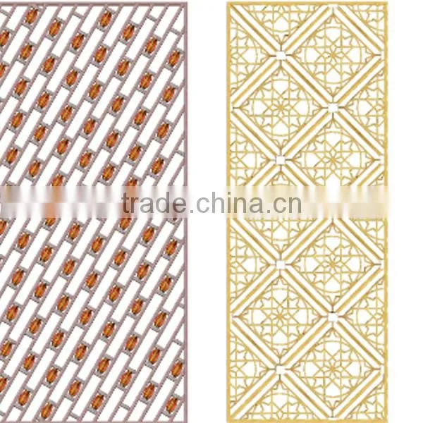 2015 Customed Stainless Steel Decorative Partition Wall Panel