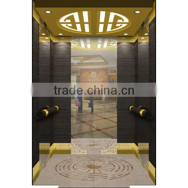 Top Grade Stainless Steel Interor Design Elevator Cabin Decoration