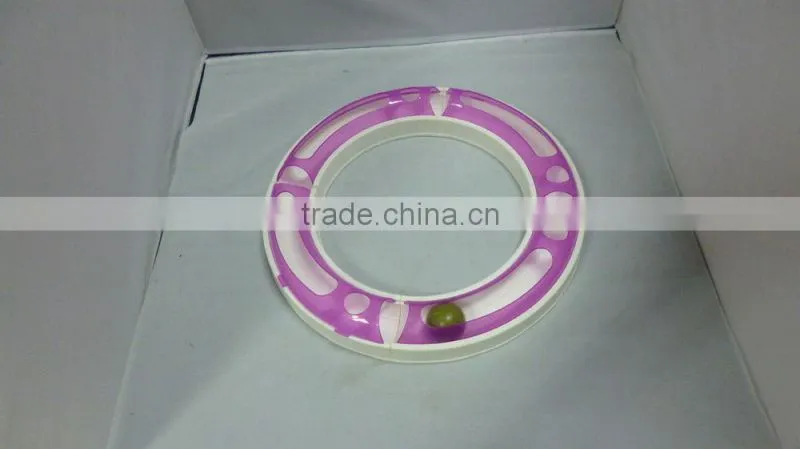 Popular Hot Selling Pet Toys Kitty Round Bout Railways Toy For Cat High Quality Pathway Racing Way For Cats Turbo Track Cat toy