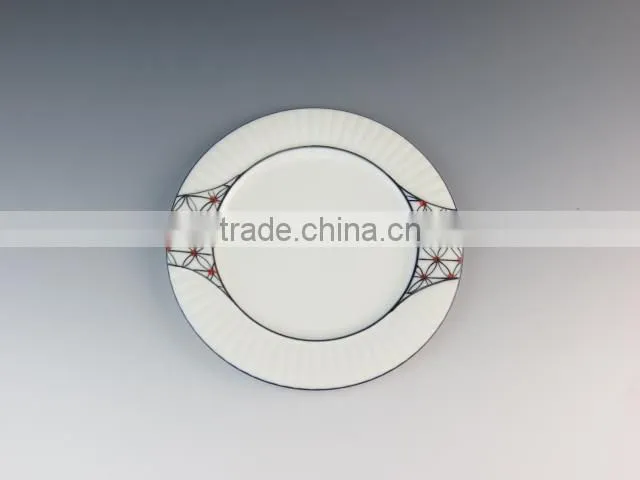ceramic eco-friendly durable dinner ware type dinner set with decal
