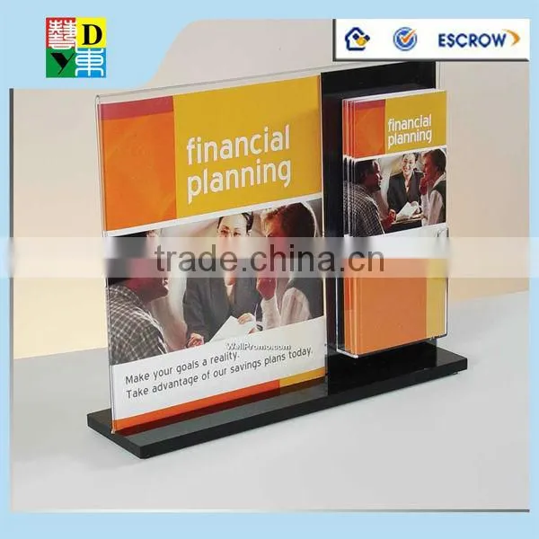 Hot sale of acrylic desk sign holder from china supplier
