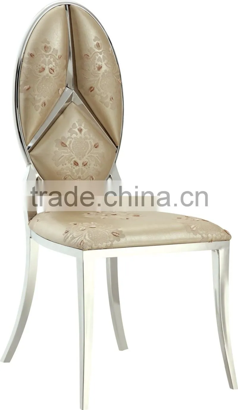 2016 luxury stainless steel dinning chair for whole sale A068G