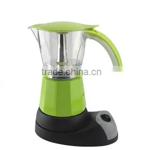 various styles espresso coffee maker moka pot
