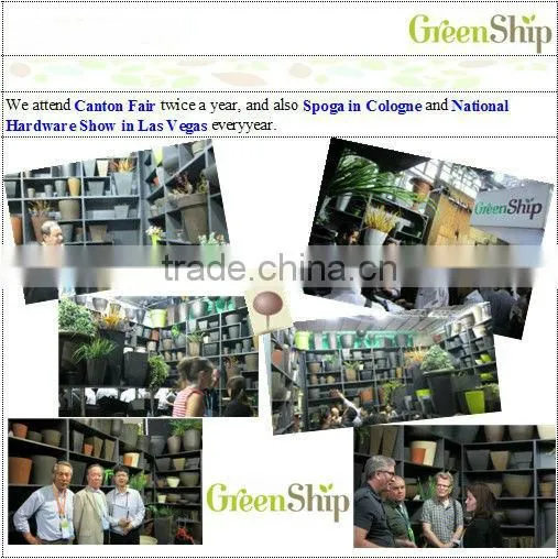Decorative Plant Pots Wholesale from Greenship/ 20 years lifetime/ lightweight/ UV protection/ eco-friendly