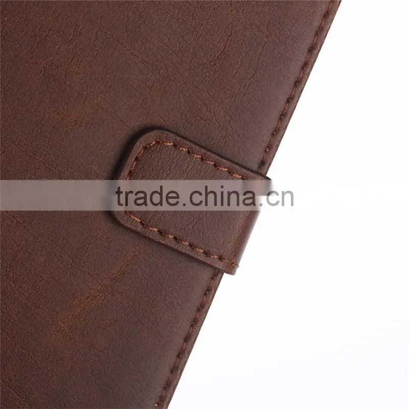 High quality crazy-horse PU card bumper/pocket cell phone case for Sony