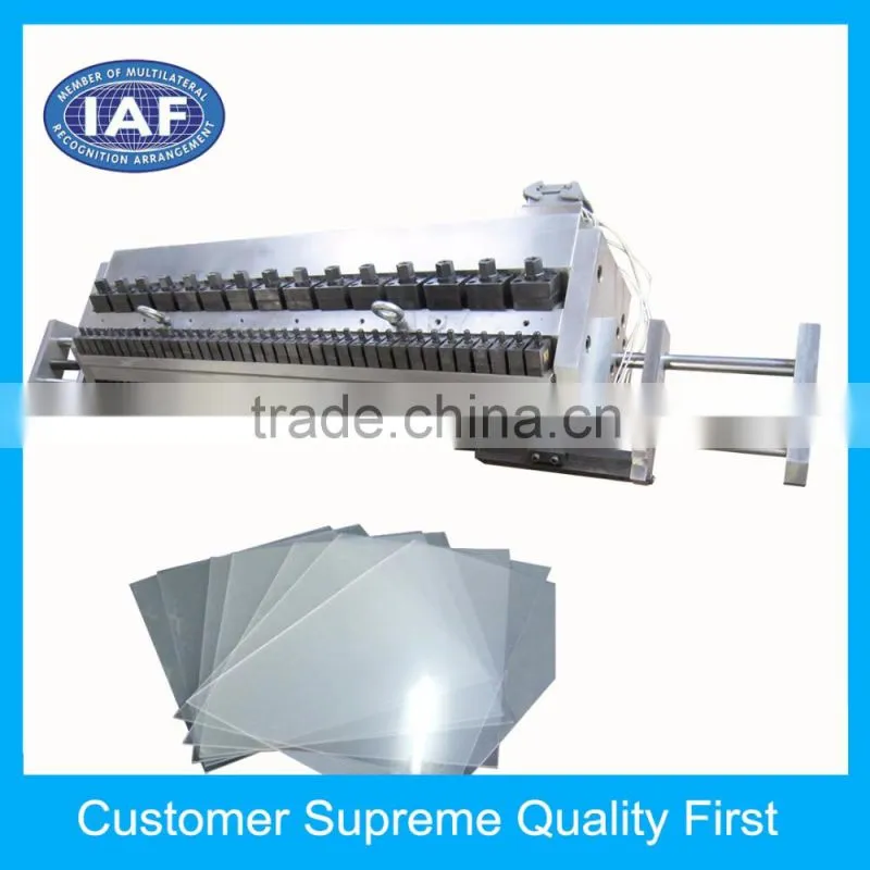 The single plate extrusion screen changer for plastic extruder