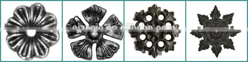 cast iron studs for ornamental metal fence