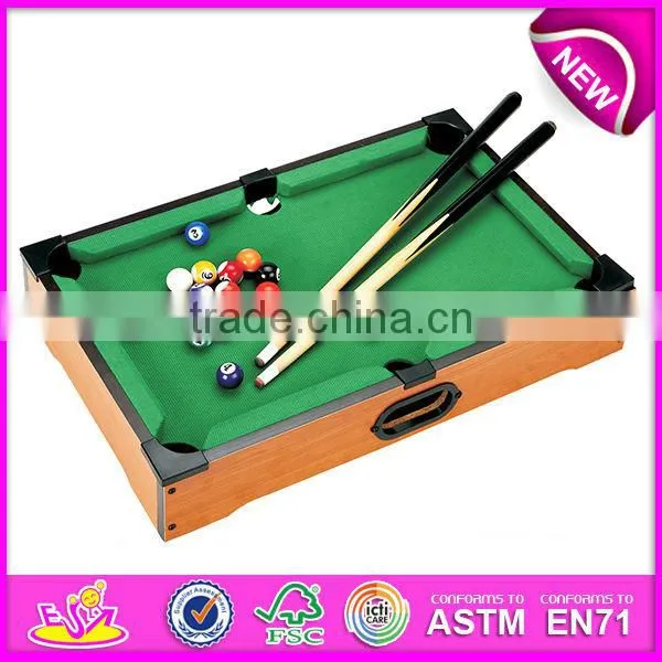 2014 Small wooden snooker table,snooker pool table toy for sale,mini wooden toy snooker table W11A032