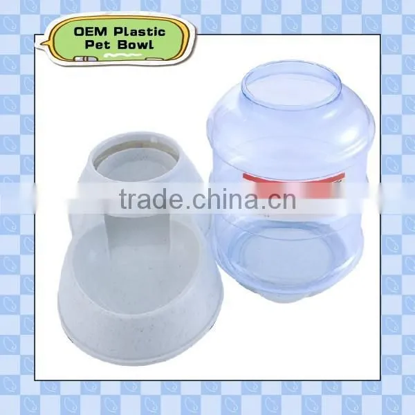 custom wholesale plastic dog bowl/custom your own plastic dog bowl/professional manufacture OEM plastic dog bowl