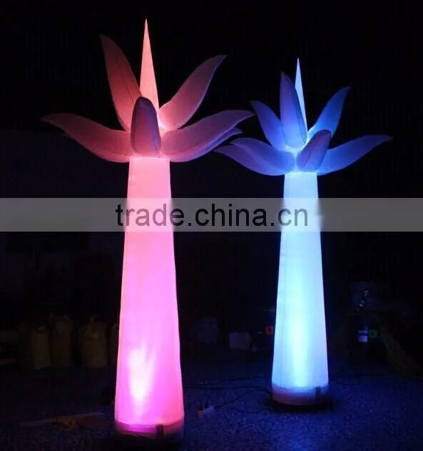 Inflatable advertising pillar, outdoor advertising cone, with remote control colorful