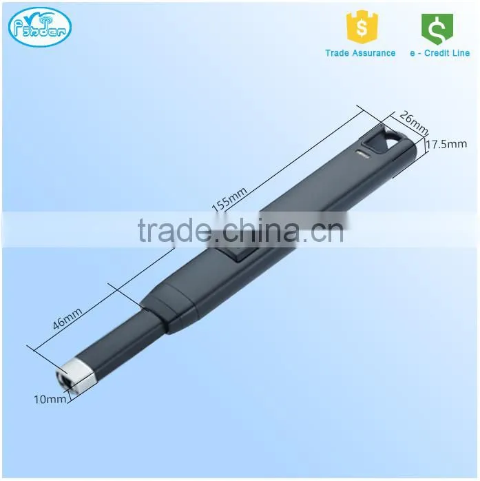 fashion Aliuminum usb charge kitchen lighter
