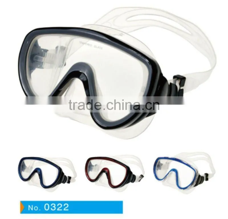 Siliocne cheap wholesaled durable waterproof underwater diving mask