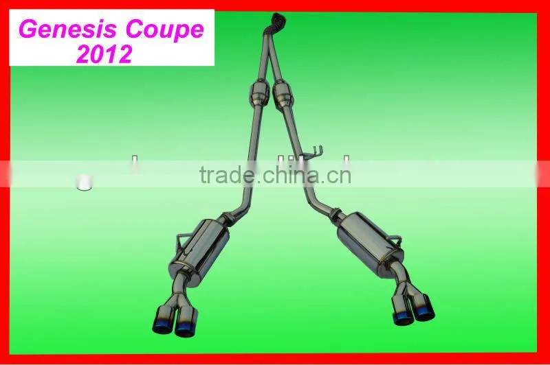 catback exhaust system for Genesis Coupe