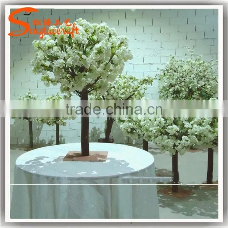 New design silk cherry blossom large artificial cherry blossom tree wedding blossom tree