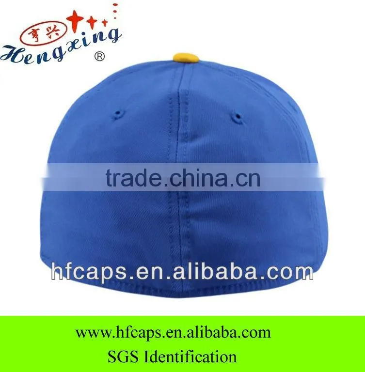 2013 mens blue custom 3D embroidery 6 panel baseball caps and hats