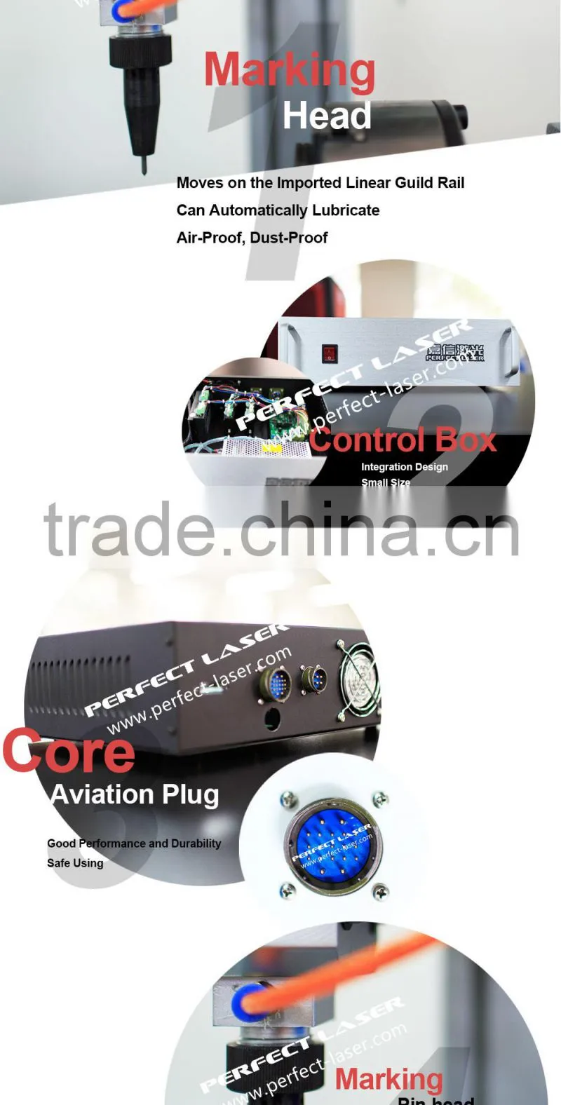 Hot Sale Dot Peen Pneumatic Marking Machine with Lowest Price from Perfect Laser