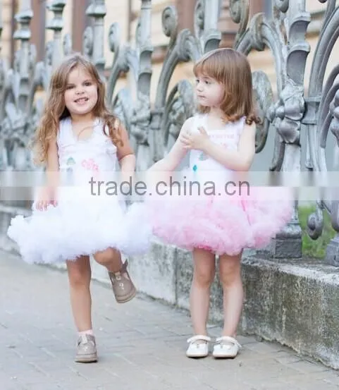 2016 new style children skirts baby fluffy pettiskirts and tutu skirt dress