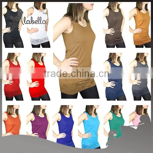 100% cotton dri fit casual stripe women tank top