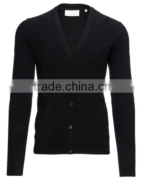 V Neck Shawl Collar Cardigan Unique Mens Sweaters (men sweater 23)