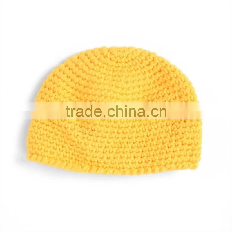 Wholesale Kids Photo Props Knitted Hat Handmade Newborn Flower Photography Hat for Kids