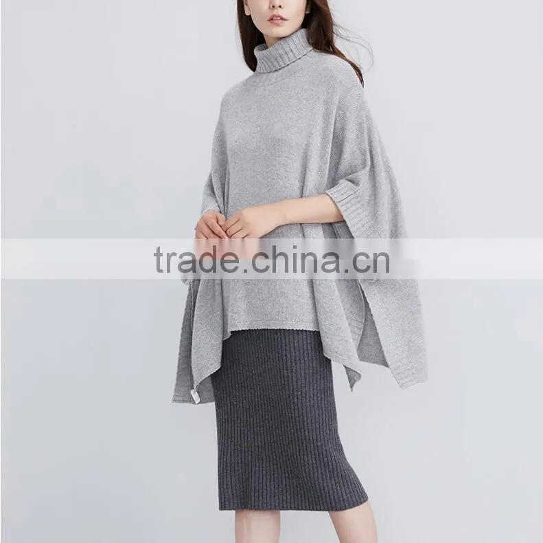 Lady Fashion Cashmere Poncho/European Design Pashmina Shawl