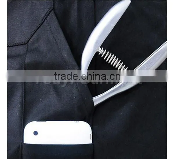 metal zipper overall top quality polyester anti foul workwear uniform