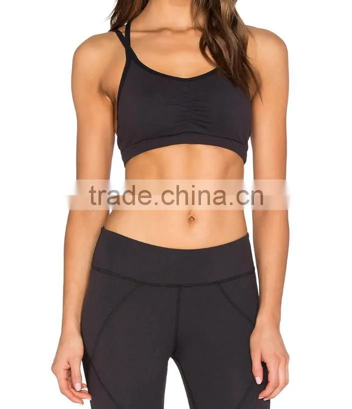 Custom high quality organic yoga clothing/sport suit for ladies