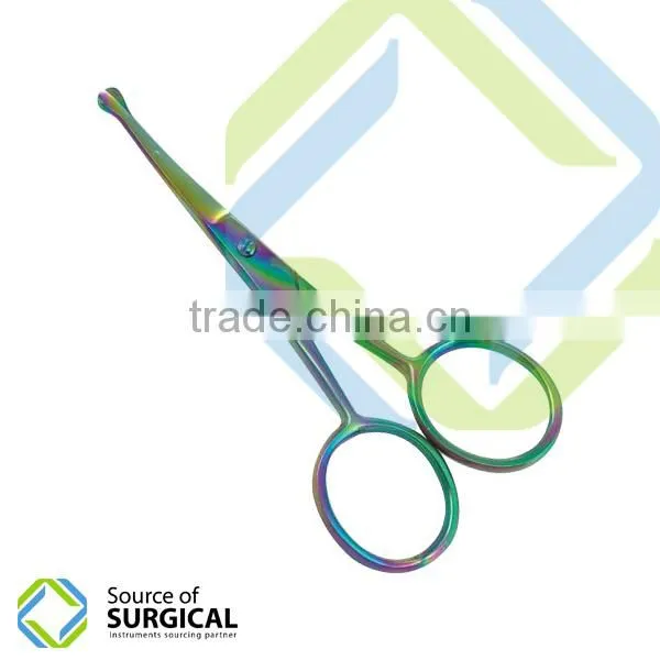 Manicure Pedicure Instruments Gold coated nail cuticle scissor B-NCS-39