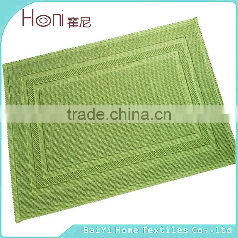 plain dyed luxury terry fashion door mat