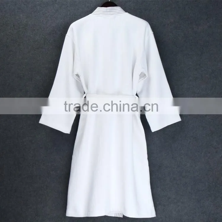 100% cotton waffle hotel spa bathrobe