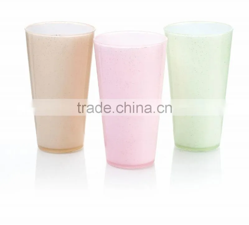 plastic double deck cup,housewares plastic cup