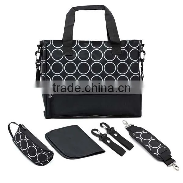 5pcs nappy pouch changing mat adult baby diaper bag